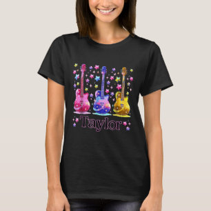 Camiseta Rapariga Retro Taylor Nome Personalizado Groovy 8