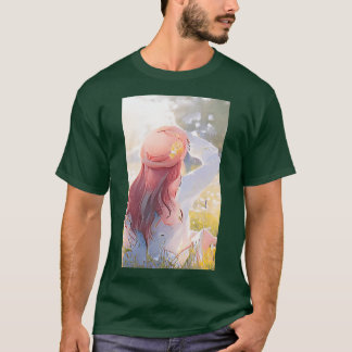 Camiseta Rapariga ruiva ao sol