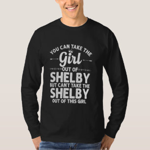 Camiseta Rapariga Saída De Shelby Nc Carolina Do Norte Engr