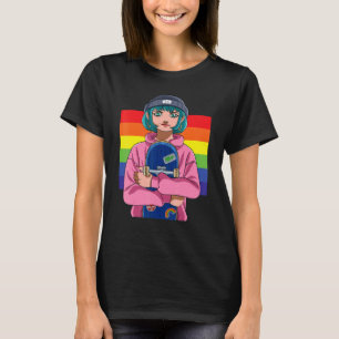 Camiseta Rapariga Skateboard Skates Rainbow Skate Rat