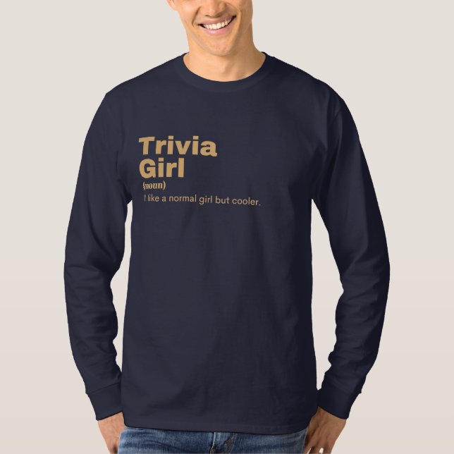 Camiseta  Rapariga - Trivia (Frente)