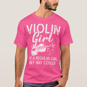 Camiseta Rapariga Violina Como Violinista De Orquestra De M