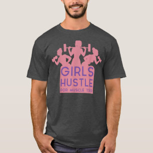 Camiseta Raparigas Alustam Por Músculo Também Feminismo De