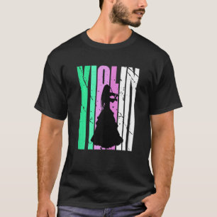Camiseta Raparigas Aniversário Violin Lover Coach Female Vi