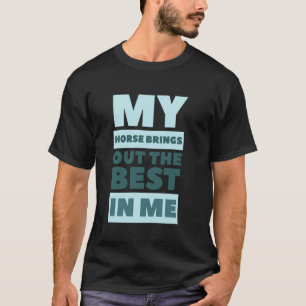 Camiseta Raparigas Cavalas Andando Mulheres Equestres Horse