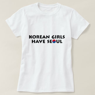Camiseta Raparigas Coreanas Têm Seul