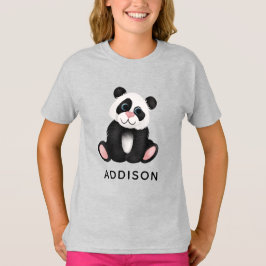 Camiseta Raparigas Cute Jungle Panda Bear