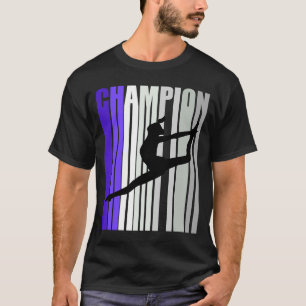 Camiseta Raparigas Dança Roxo Aniversário Corante Fé Retroa