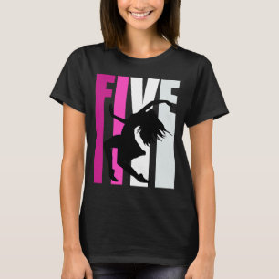 Camiseta Raparigas Dançam 5 Dançarinas Rainha Expressiva D