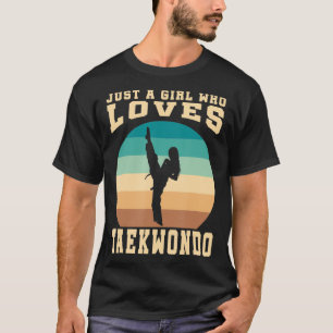 Camiseta Raparigas de Artes Marciais Coreanas Dão Taekwondo