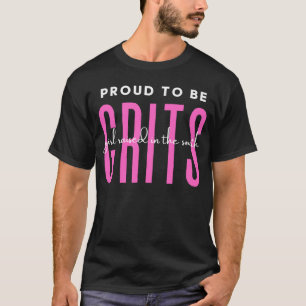 Camiseta Raparigas De Gritos Orgulhosas Levantadas No Sul D