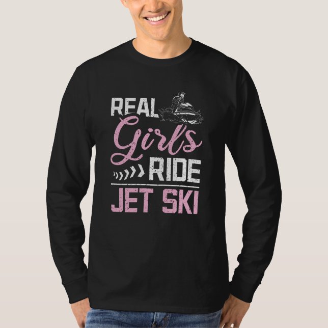 Camiseta Raparigas de verdade andam de avião (Frente)