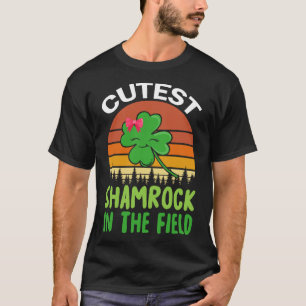 Camiseta Raparigas Dias de São Patrícios Toddler Cutest Sha