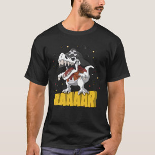 Camiseta Raparigas e rapazes Rex Fóssil Rex Piratas do Dino