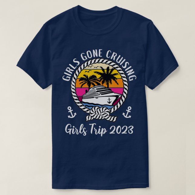 Camiseta Raparigas Engraçadas Cruise Squad Girls ripam 2023 (Frente do Design)