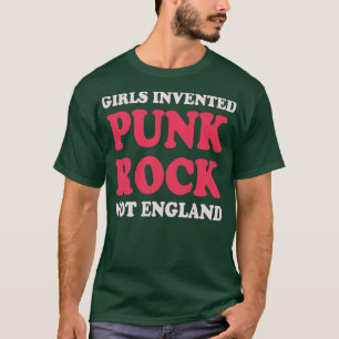 Camiseta Raparigas Fantásticas Invadiram Punk Rock Não Ingl