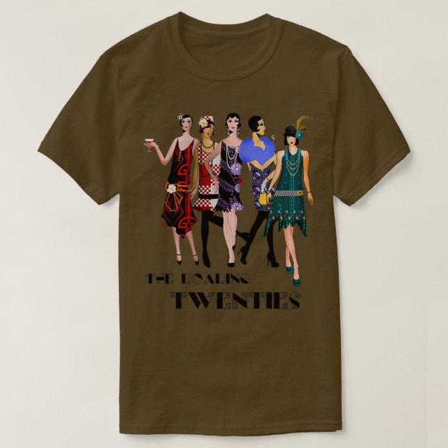 Camiseta Raparigas Flapper 20 (Frente do Design)
