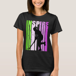 Camiseta Raparigas Hockey Inspiram Ventilador da Filha de C