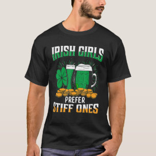 Camiseta Raparigas Irlandesas Preferem Fortes Bebem Rua De