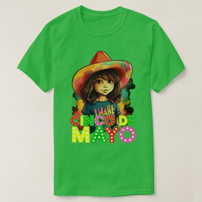 Camiseta Raparigas Mexicanas 6 (Frente do Design)