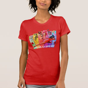 Camiseta Raparigas Miraculosas   Cada garota é um super her