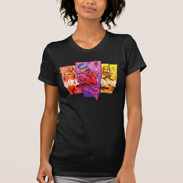 Camiseta Raparigas Miraculosas | Energia de Menina (Frente)