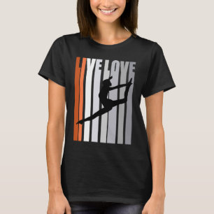 Camiseta Raparigas Motivational Orange Dance Birthday ama G