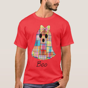 Camiseta Raparigas Patchwork Ghost Colorful Halloween Madra