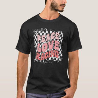Camiseta Raparigas Raça Mulheres Meninas Paz Raça de Amor