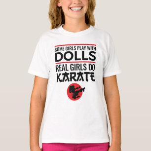 Camiseta Raparigas Reais Do Karate Mulheres Bonitas Artes M
