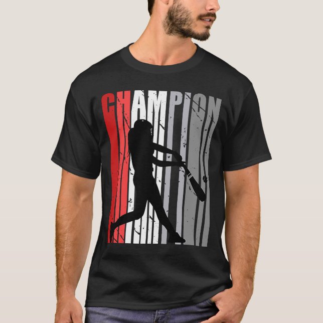 Camiseta Raparigas Red Baseball Aniversário Coor Fe (Frente)