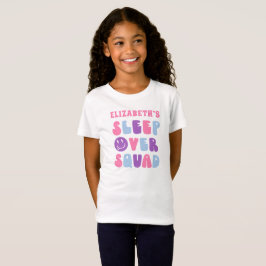 Camiseta Raparigas Retro Dormem Sobre Festa de aniversário