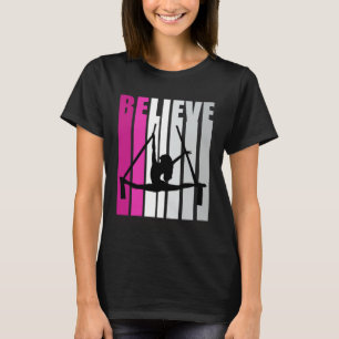 Camiseta Raparigas Rosa Air Yoga acreditam no amerialista m