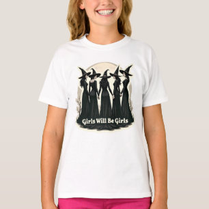 Camiseta Raparigas Serão Raparigas (tema das bruxas do hall