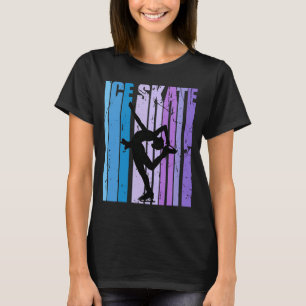 Camiseta Raparigas Skates De Gelo Que Pescam Dançarinas Ret