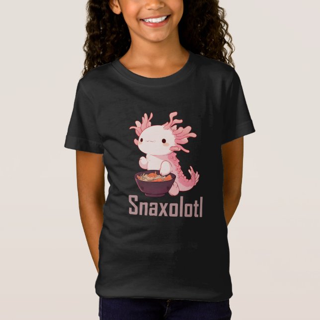 Camiseta Raparigas Snaxolotl Axolotl (Frente)