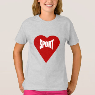Camiseta Raparigas T-Shirt ash LOVE SPORT