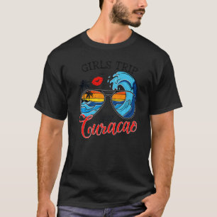 Camiseta Raparigas Trip Curacao 2022 Para Mulheres No Fim D
