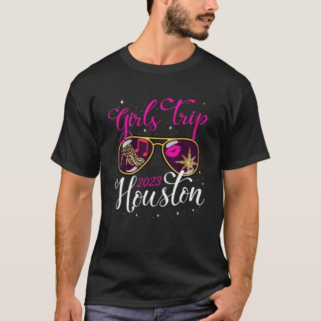 Camiseta Raparigas Trip Houston 2023 Mulheres Meninas Nasci (Frente)