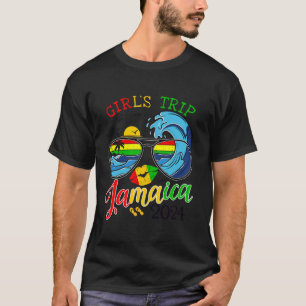 Camiseta Raparigas Trip Jamaica 2024 Beach Womens Vacation 