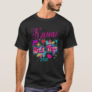 Camiseta Raparigas Trip Kauai Hawaii 2025 Férias Fim de Sem