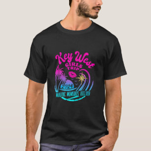 Camiseta Raparigas Trip Key West 2024 Beach Womens Weekend