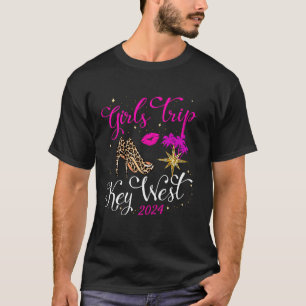 Camiseta Raparigas Trip Key West 2024 Beach Womens Weekend
