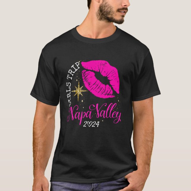 Camiseta Raparigas Trip Napa Vale 2024 Womens Weekend Birth (Frente)