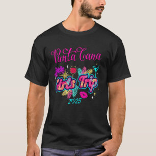 Camiseta Raparigas Trip Punta Cana 2025 Mulheres Fim de Sem