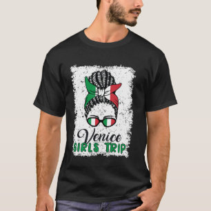 Camiseta Raparigas Trip Veneza Itália Black Girl Afro Itali