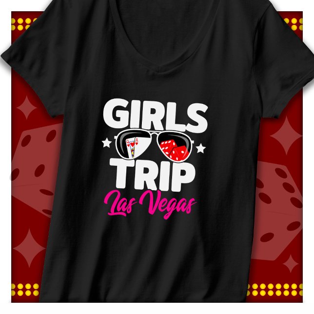 Camiseta Raparigas Viagem Las Vegas Viagem Raparigas Las Ve (Criador carregado)