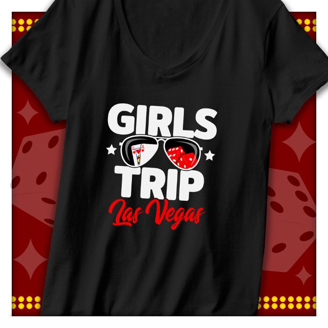 Camiseta Raparigas Viagem Las Vegas Viagem Raparigas Las Ve (Criador carregado)