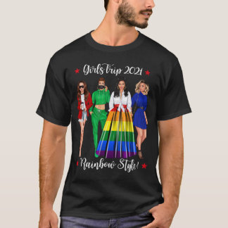 Camiseta Raparigas Viagem LGBTQ Gay Lésbica Lésbica Hen Do