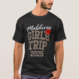 Camiseta Raparigas Viagem Maldivas 2025 Férias Fim de Seman